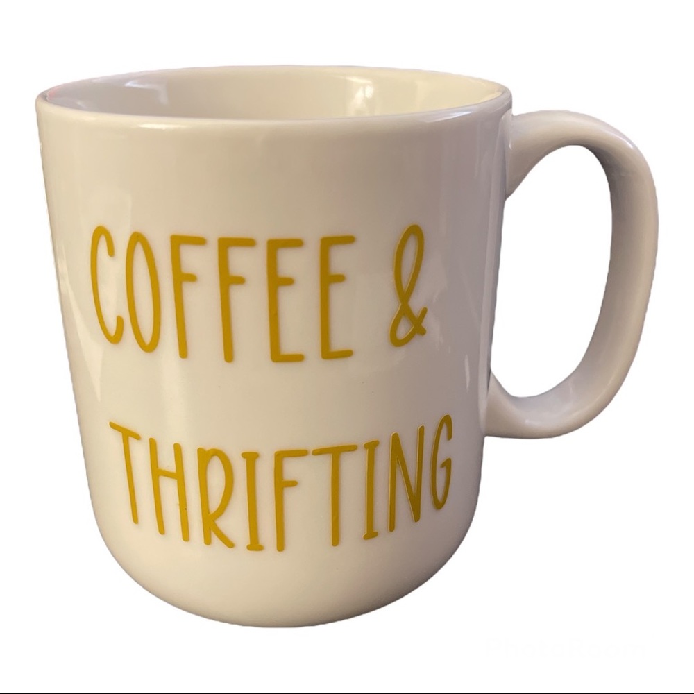 20oz Large Coffee Mug - Coffee & Thrifting